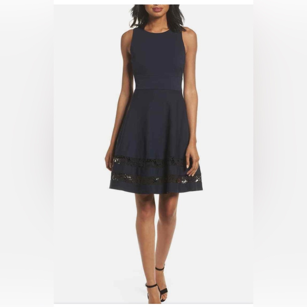Eliza J Fit and Flare Dress